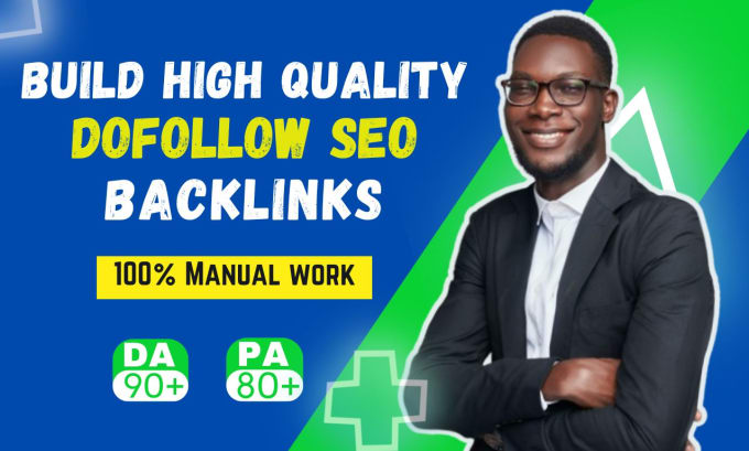 Gig Preview - Build high quality dofollow SEO backlinks increase domain rating