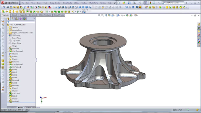 Gig Preview - Do product design, 3d modeling on solidworks and ansys