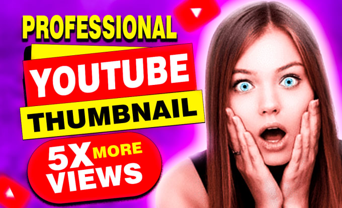 Gig Preview - Create amazing clickbait youtube thumbnail design