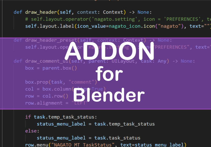 Gig Preview - Make an addon for blender to automate your workflow