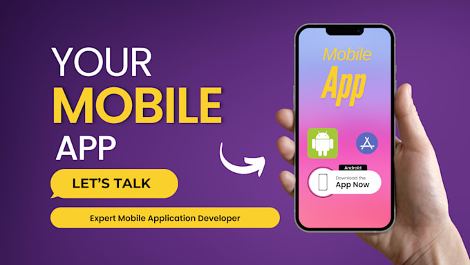 Gig Preview - Do mobile app development flutter mobile app development as mobile app developer