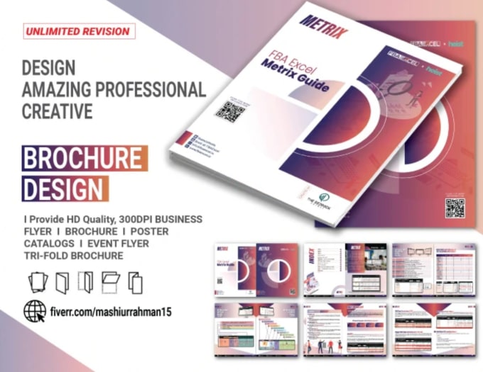 Gig Preview - Design business brochure, company profile, school,food brochure and flyer