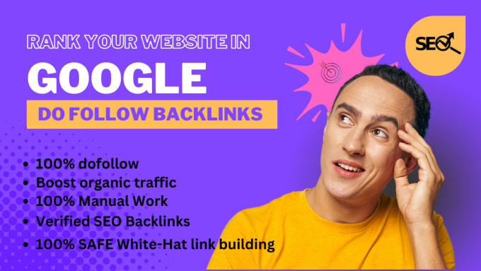 Gig Preview - Provide you high quality manual do follow backlinks