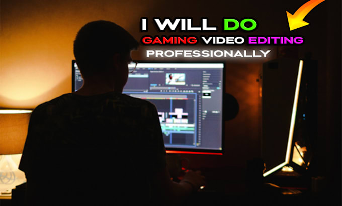 Gig Preview - Do youtube gaming video editing professionally