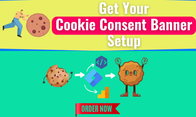 Gig Preview - Setup cookie consent banner, cookie consent mode v2, gdpr, ccpa with GTM