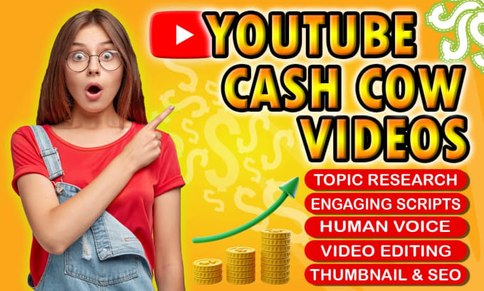 Gig Preview - Be your top 10 cash cow faceless videos and automation content creator