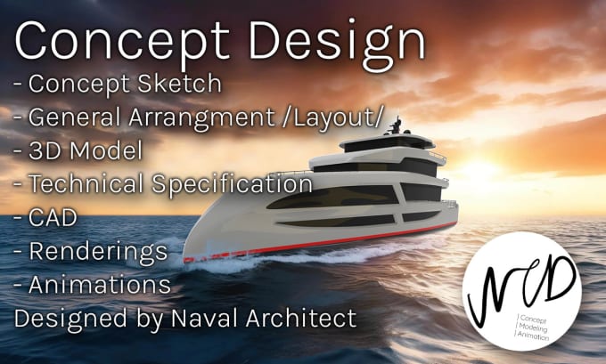 Gig Preview - Create a concept design with a technical specification