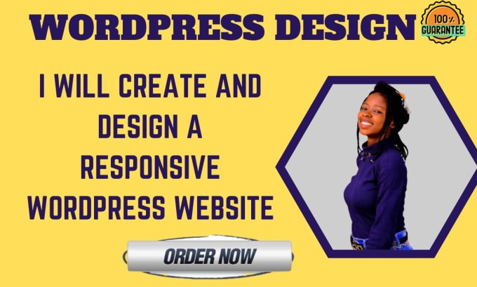 Gig Preview - Create wordpress website design wordpress website redesign