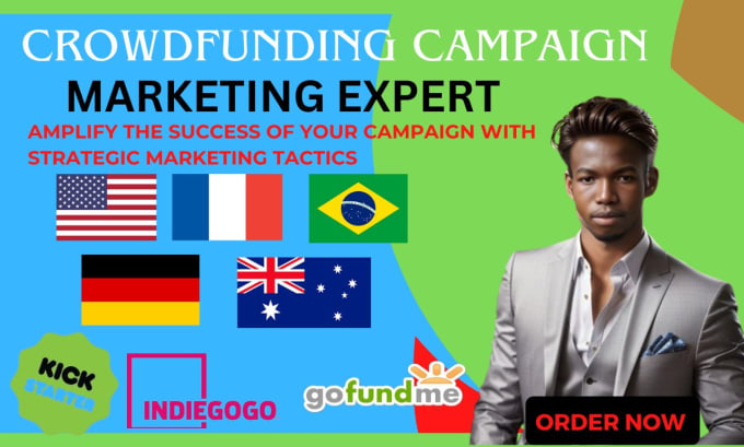 Gig Preview - Do crowdfunding email marketing for kickstarter, indiegogo, gofundme campaign