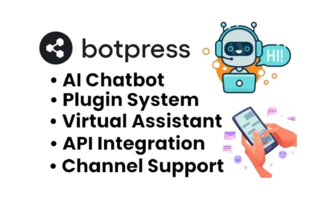 Gig Preview - Setup ai chatbot using  botpress, intercom, manychat, zapier webhook automation