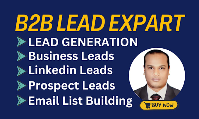 Bestseller - do qualified b2b lead generation, business lead, prospect, linkedin lead, email