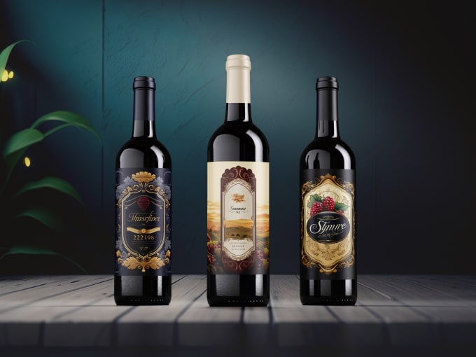 Gig Preview - Design premium wine label, gin, vodka, whiskey label design