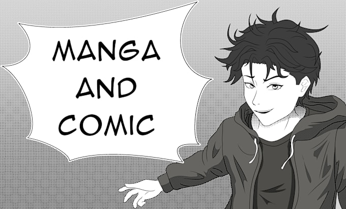 Gig Preview - Draw manga and comic pages in my style