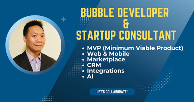 Bestseller - be your bubble io developer and startup consultant