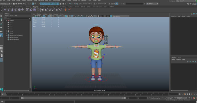 Gig Preview - Do 3d character rigging in maya, blender, unreal and unity for game