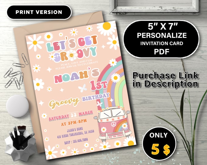 Gig Preview - Design a video invitation for your birthday, wedding, etc