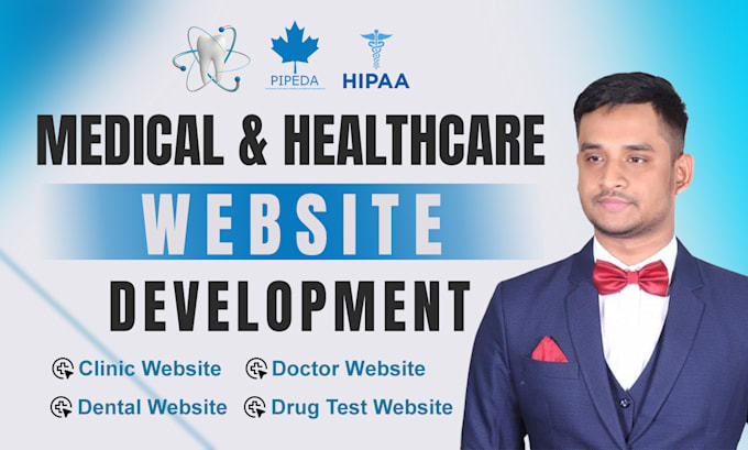 Gig Preview - Design and development medical website, healthcare, dental, doctor website