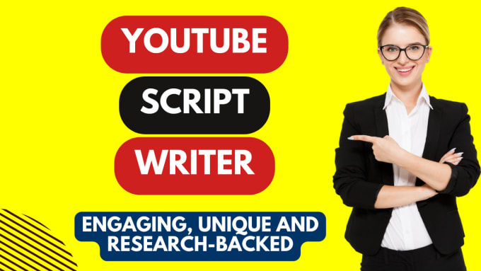 Gig Preview - Research and write youtube scripts for your channel