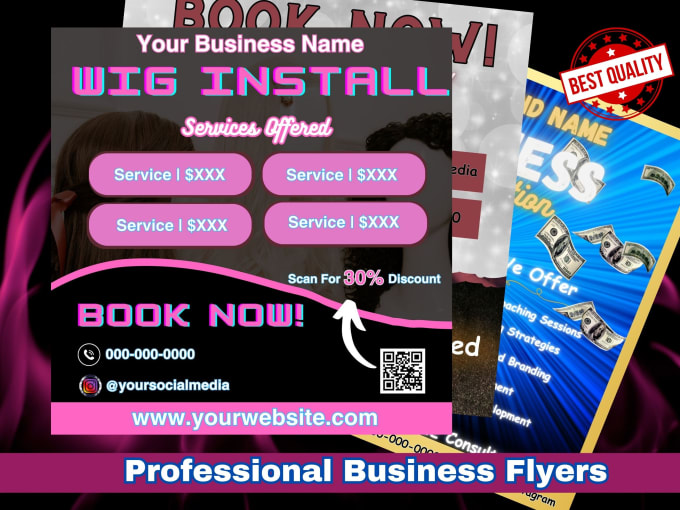 Bestseller - create a custom flyer to promote your small business