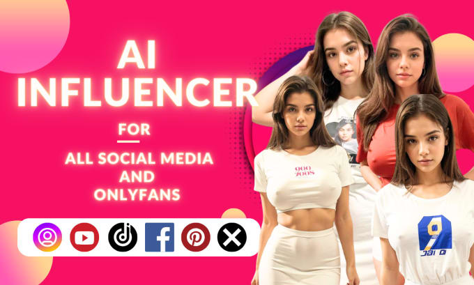 Gig Preview - Create ai influencer models for social media and others