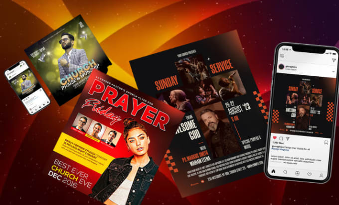 Gig Preview - Do church flyer design, church flyer, event flyer, flyer design within 24 hours