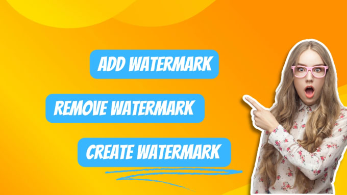 Gig Preview - Add watermark, create watermark, add logo