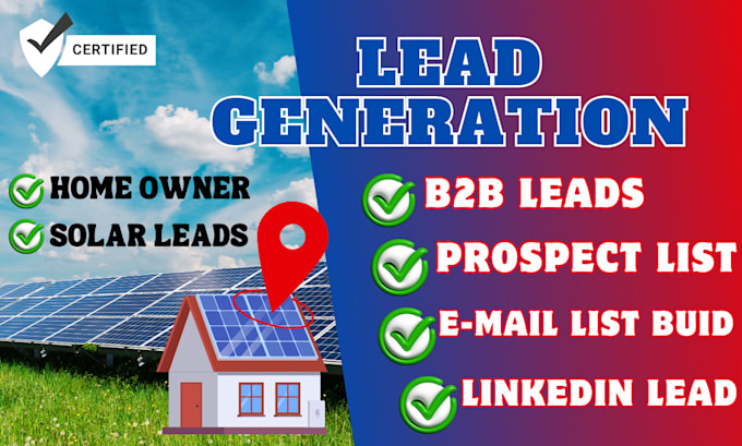 Gig Preview - Do lead generation b2b leads email list building