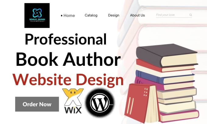 Gig Preview - Build book author website, ebook website, author website to sell books on