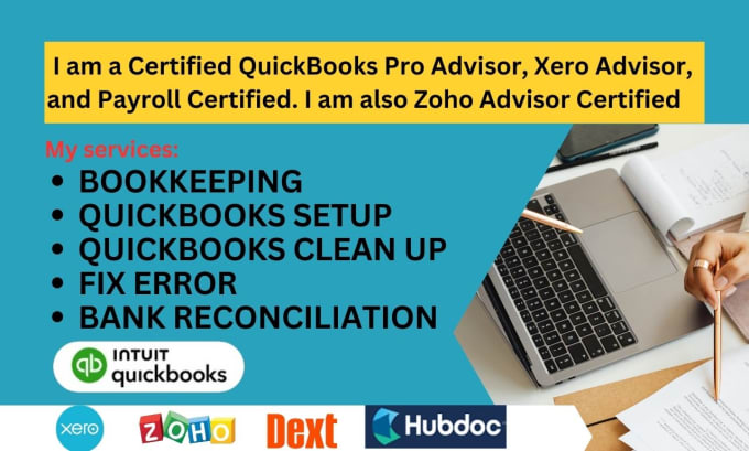 Gig Preview - Do set up and clean up in quickbooks online and xero