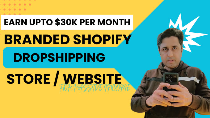 Gig Preview - Build a 6 figure passive income dropshipping shopfiy store