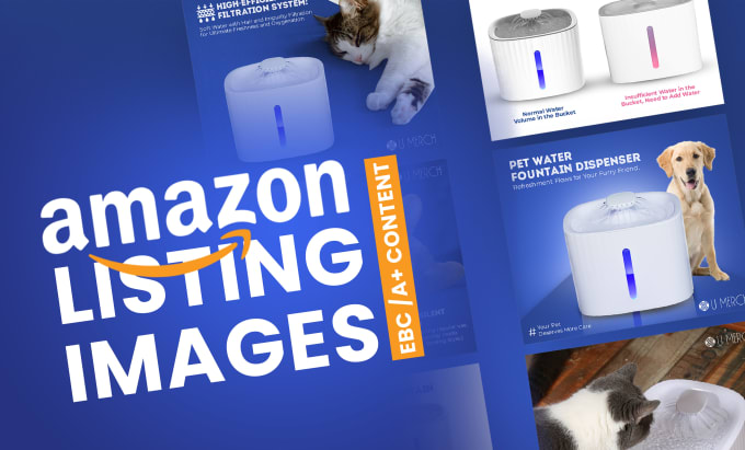 Gig Preview - Design professional amazon product listing images