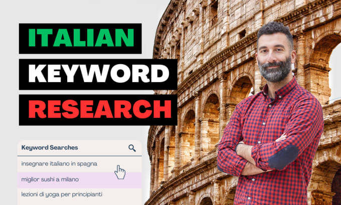 Gig Preview - Do a comprehensive SEO keyword research in italian