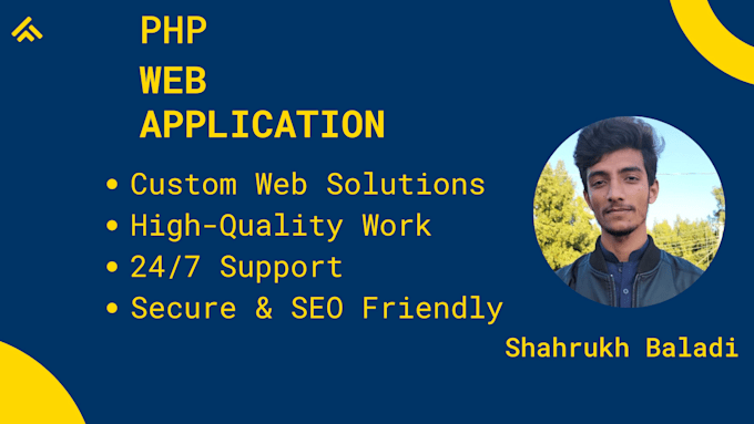 Gig Preview - Develop PHP website, PHP scripts and PHP web applications