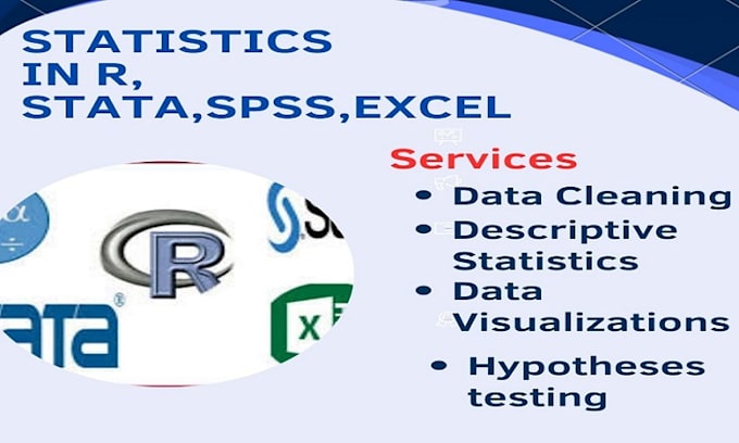 Gig Preview - Perform statistical data analysis with spss, r, ,excel and a report in 24 hrs