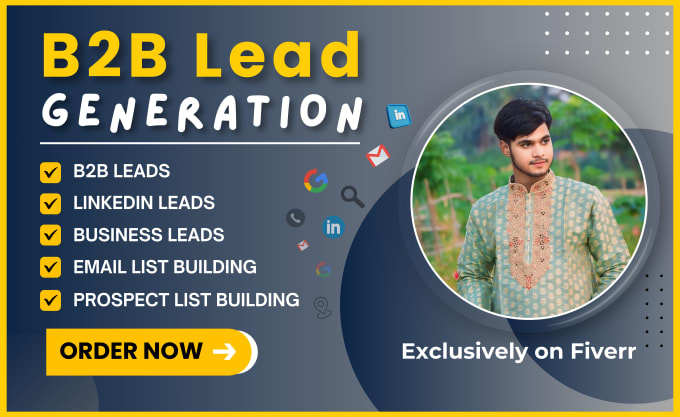 Gig Preview - Do highly targeted b2b lead generation for your business