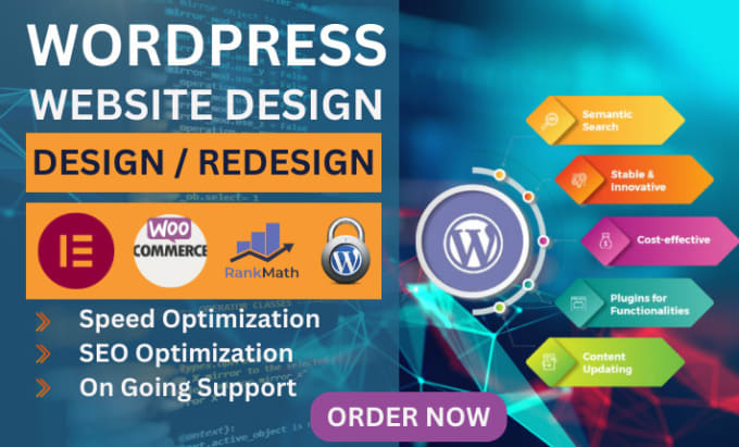 Bestseller - do wordpress website development, design or redesign website