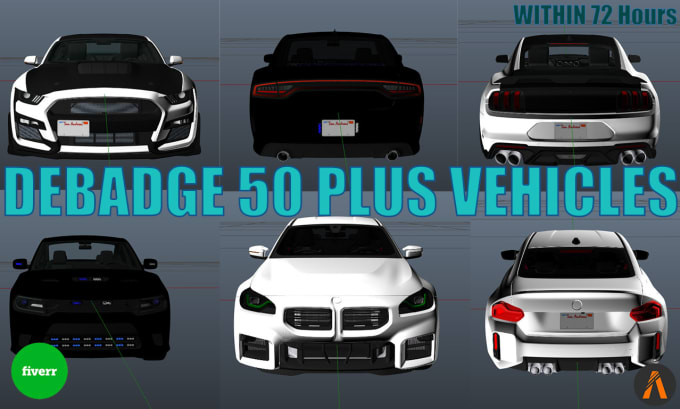 Gig Preview - Debadge 50 plus vehicles for fivem server