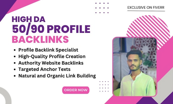 Gig Preview - Do niche relevant, website and profile premium backlinks expert service