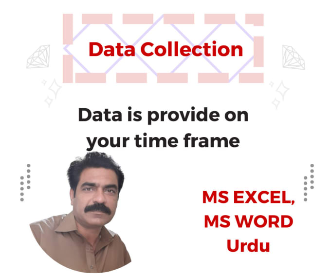 Gig Preview - Do any kind of data entery urdu,english,word,excel,inpage