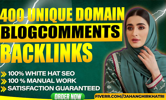 Gig Preview - Provide 400 unique domain blogcomments backlinks