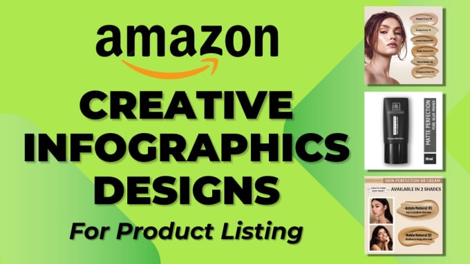 Gig Preview - Design creative infographics for amazon product listing