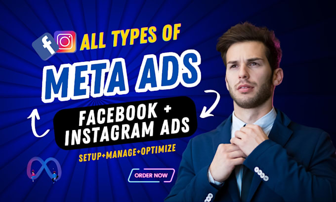 Gig Preview - Setup facebook meta ads campaign, instagram ads, meta ads manager