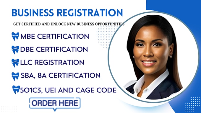 Gig Preview - Get you certified on wbe, dbe, wosb, 8a, mbe, sba,sdvosb, hubzone certification