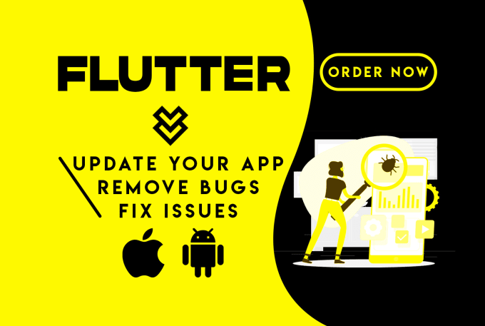 Gig Preview - Troubleshoot and expertly fix any flutter issue, bug,  error in your flutter app