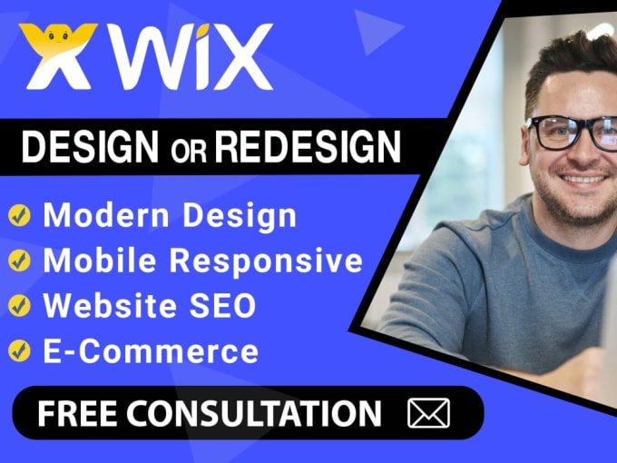 Gig Preview - Do wix design or wix redesign or wix studio or wix ecommerce