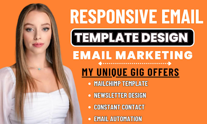 Gig Preview - Design responsive HTML email template, newsletter, omnisend, mailwizz in 24hours