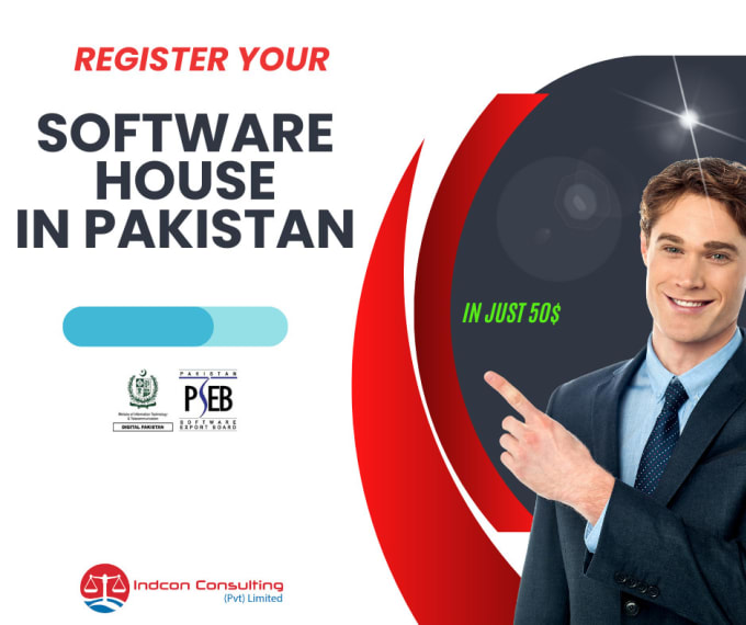 Gig Preview - Register software house with pseb pak software export board in pakistan