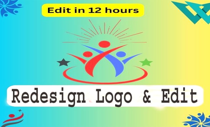 Gig Preview - Redesign your logo, edit, modify, update in 12 hours