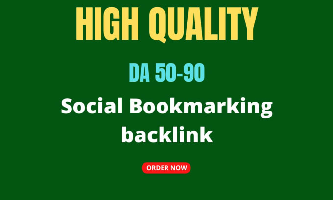 Gig Preview - Submit your website to the high da pa social bookmark sites for high traffic