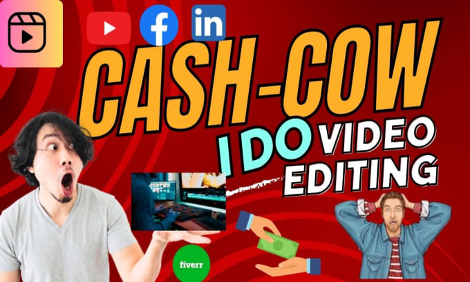 Gig Preview - Create faceless cash cow video for youtube  instagram and facebook